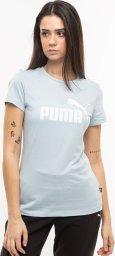  Puma Koszulka damska Puma ESS Logo Tee błękitna 586775 25 S