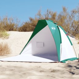 vidaXL Namiot plażowy, morska zieleń, 268x223x125 cm, tafta 185T Lumarko!