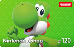  Nintendo eShop kod doładowujący 120 zł
