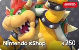  Nintendo Nintendo eShop kod doładowujący 250 zł