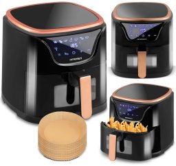 Frytkownica beztłuszczowa Berdsen Air fryer BD-652 czarno-złota