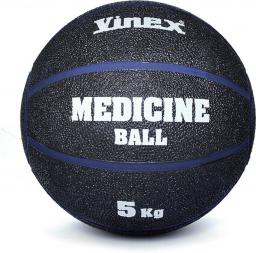  Vinex Piłka lekarska rehabilitacyjna 5kg Czarno-granatowa (VMB-L005B - 8883)