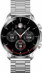 Smartwatch Sourcing Garett V10 Smartwatch, Silver steel