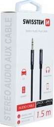 Kabel USB Sourcing Swissten Textile Audio Cable 3 5 mm (male) / 3 5 mm (female) / 1.5m