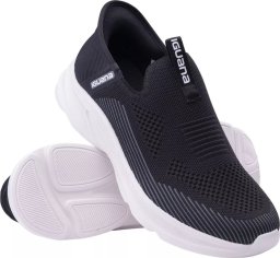  Iguana Męskie buty Slip On wsuwane Iguana Igis czarny rozmiar 41