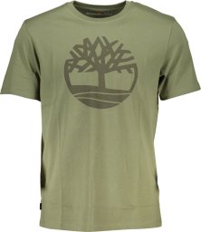  Timberland ZIELONY T-SHIRT MĘSKI Z KRÓTKIM RĘKAWEM TIMBERLAND S