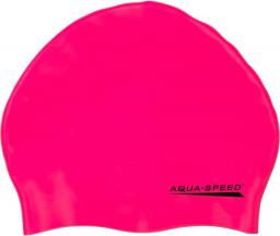  Aqua-Speed Czepek pływacki Aqua-Speed silikonowy Smart różowy (1031)