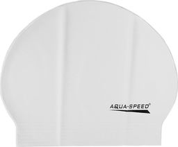  Aqua-Speed Czepek pływacki Aqua-Speed Soft Latex biały - 1061