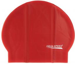  Aqua-Speed Czepek pływacki Soft Latex czerwony (1063)
