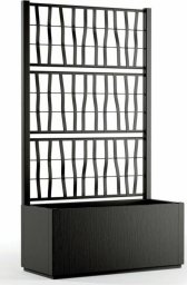 Starwax Doniczka Starwax Czarny Prostokątny 80 cm