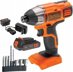 Klucz udarowy Black+Decker BLACK+DECKER ZAKRĘTARKA UDAR. 18V BDCIM18D1A 115Nm 1x2,0Ah