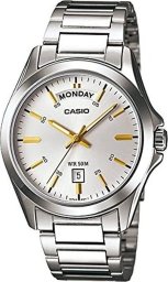 Zegarek Casio Zegarek Męski Casio MTP-1370D-7A2VDF Srebrzysty ( 40 mm)