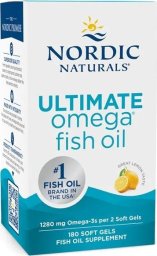 Nordic naturals Nordic Naturals - Ultimate Omega, 1280mg, Cytryna, 180 kapsułek miękkich