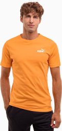  Puma Koszulka męska Puma ESS Small Logo Tee pomarańczowa 586669 58 S