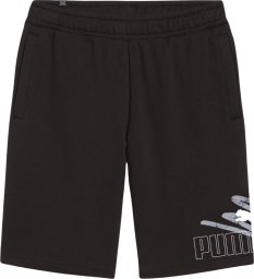 Puma Spodenki męskie Puma ESS Logo Lab Graphic Shorts 10 czarne 678989 01 M
