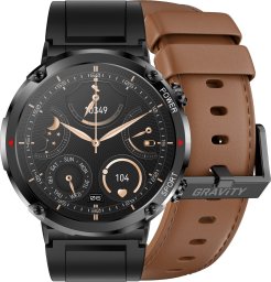 Smartwatch Gravity Zegarek męski SMARTWATCH GRAVITY GT21-4 BK/RD/BK