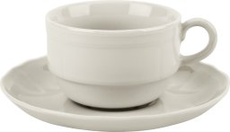 Karolina Filiżanka 300 ml ze spodkiem Castel Cream