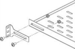 CONTEG CONTEG Wsporniki do półki 19, stałe, długość 88 mm