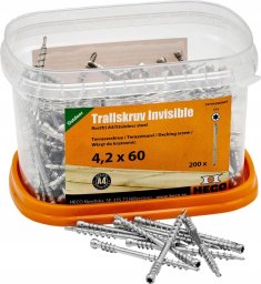 Heco Wood screws for terraces "HECO" 4.2x60 A4, 200 pcs.