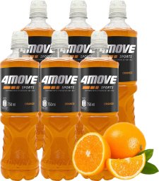 4Move 4Move Napój izotoniczny niegazowany o smaku pomarańczowym 750 ml x 6 sztuk