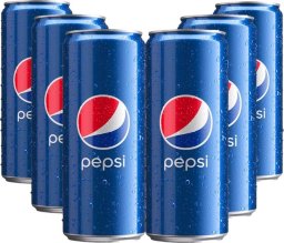 Pepsi Pepsi Napój gazowany o smaku cola 330 ml x 6 sztuk