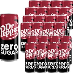 Dr Pepper Dr Pepper Zero Napój gazowany 330 ml x 24 sztuki