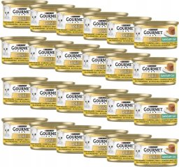 Purina Purina Gourmet Gold Savoury Cake Mokra karma dla kotów z kurczakiem i marchewką 85 g x 24 sztuk