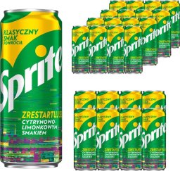 Sprite Sprite Napój gazowany 330 ml x 24 sztuk