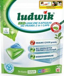 Płyn do płukania Ludwik Kapsułki do prania Ludwik ekologiczne 2w1 32 szt.