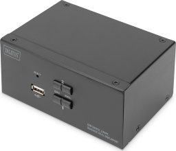 Przełącznik Digitus KVM Digitus Switch 2 Port, Dual Display, 4K, DP