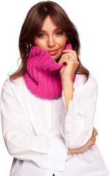  BE Knit BK097 Komin - różowy (kolor róż, rozmiar uni)