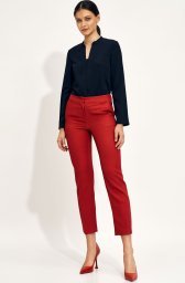  Nife Czerwone spodnie chino - SD70 (kolor czerwony, rozmiar 36)