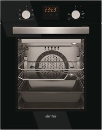 Mini piekarnik Simfer Simfer | 4207BERSP | Oven | 47 L | Multifunctional | Manual | Pop-up knobs | Height 59.5 cm | Width 45 cm | Black