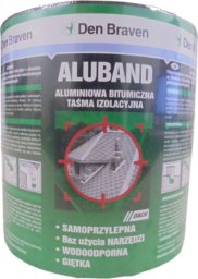 Den Braven Taśma dekarska aluminiowa ALUBAND kolor ALUMINIOWY 30cmx10m