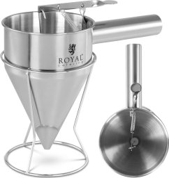  Royal Catering Dozownik pistolet do sosów kremów ze stali nierdzewnej dysza śr. 8 mm 1.2 l