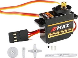  EMAX Analogowe serwo ES08MA II 12 g metalowe przekładnie odporne na wstrząsy stabilne RC