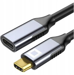 Kabel USB Co2 USB-C - USB-C 3 m Szary