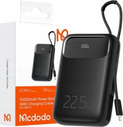 Powerbank Mcdodo MCDODO POWERBANK 10000MAH Z WYŚWIETLACZEM USB USB-C 22,5W + KABEL LIGHTNING