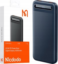 Powerbank Mcdodo MCDODO POWERBANK 10000MAH Z WYŚWIETLACZEM 3X USB USB-C 22,5W + KABEL USB-C