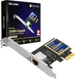 Karta sieciowa LB-LINK Adapter Karta Sieciowa Wewnętrzna PCI-E Szeroki Zasięg o Prędkości 2500Mbps