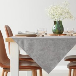 Eurofirany OBRUS ISLA 85 X 85 CM SREBRNY
