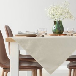 Eurofirany OBRUS ISLA 85 X 85 CM KREMOWY