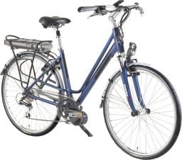 Devron Miejski rower elektryczny Wellington 28024 Kolor niebieski-czarny, Rozmiar ramy 21
