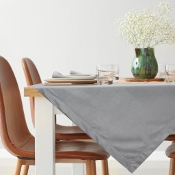 Eurofirany OBRUS MELINDA 85 X 85 CM STALOWY