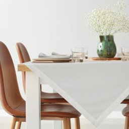 Eurofirany OBRUS MELINDA 85 X 85 CM BIAŁY