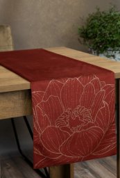Eurofirany OBRUS BLINK 13 35 X 180 CM CEGLASTY