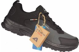 Buty trekkingowe męskie American Club Męskie buty trekkingowe American Club WT-171/24 szare buty sportowe 46