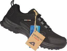Buty trekkingowe męskie American Club Męskie buty trekkingowe American Club WT-171/24 czarne buty sportowe 42