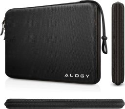 Torba Alogy Torba na laptopa do MacBooka Air Pro 13.3" Alogy Hard Foam Bag etui ochronne teczka 13-14" Czarna