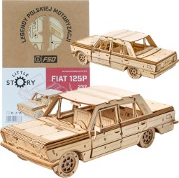  Little-Story Little Story Drewniane Puzzle Model 3D - FSO Fiat 125p